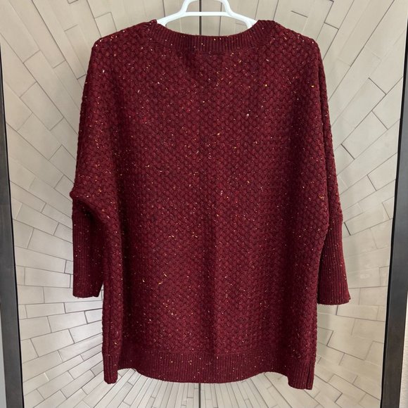 Lane Bryant Burgundy Cold Weather Sweater 22/24 Plus Size - Picture 2 of 7